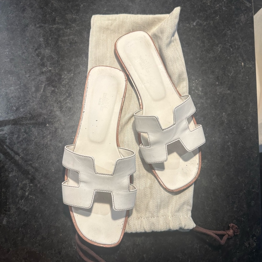 Hermes Oran sandals AUNTHENTIC